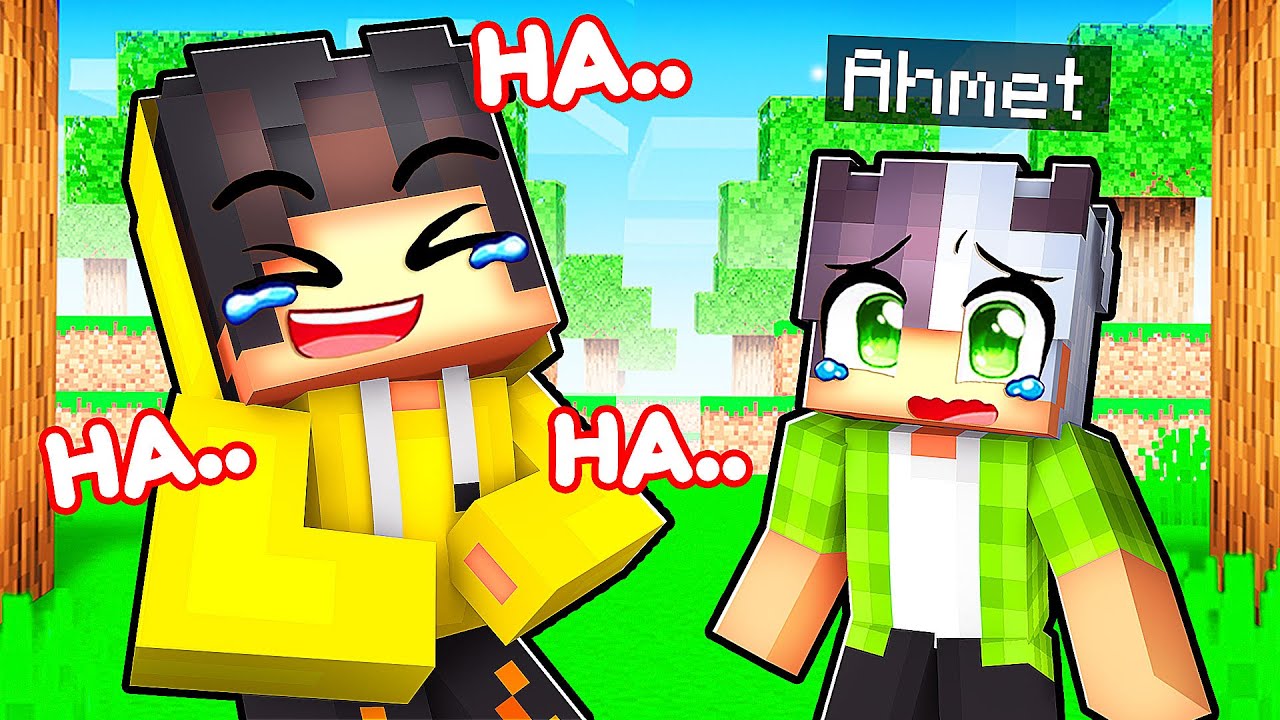 Minecraft’ta Ahmeti Gerçek Yüzünü Göstererek Kışkırttım (ağladı) 😂🤣