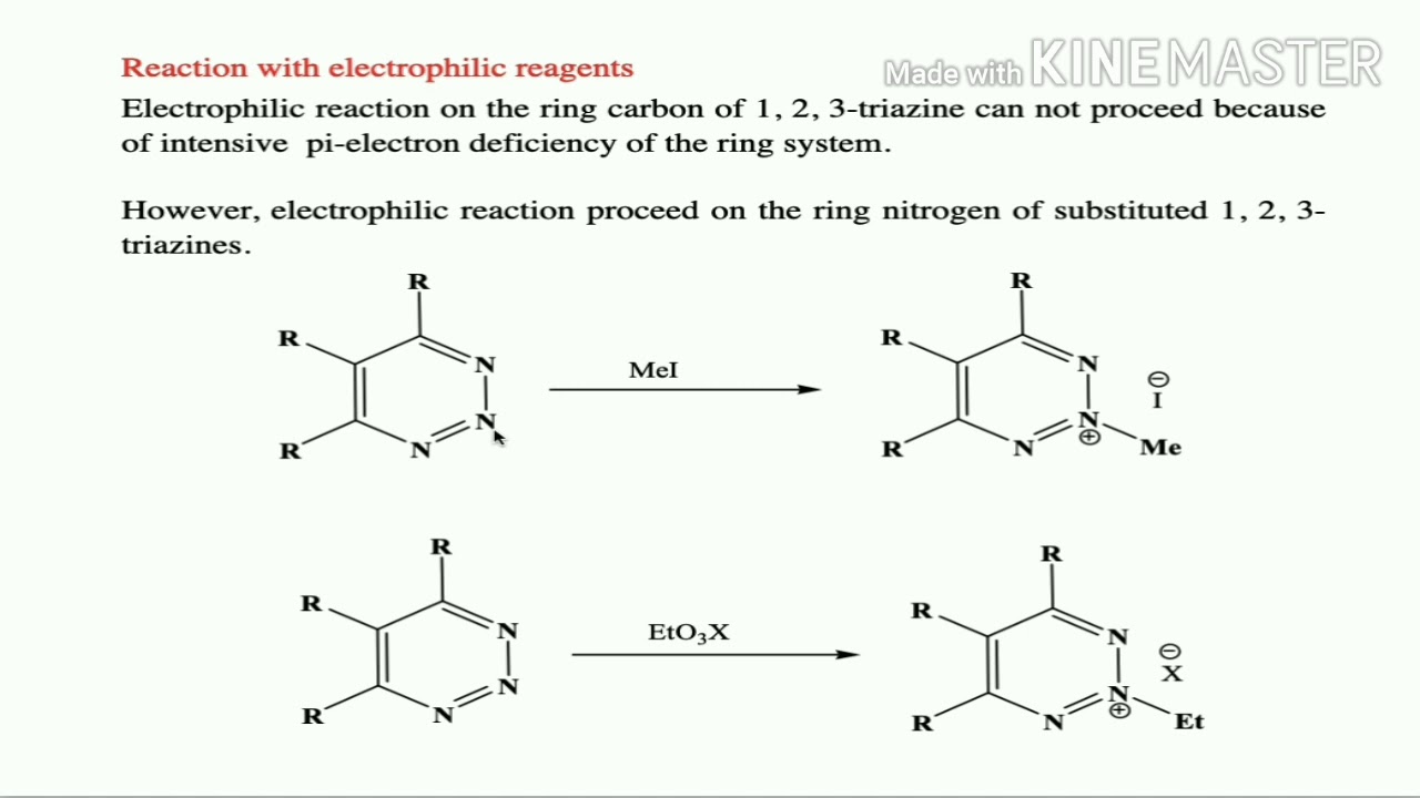 Triazines-  Six membered heterocycle