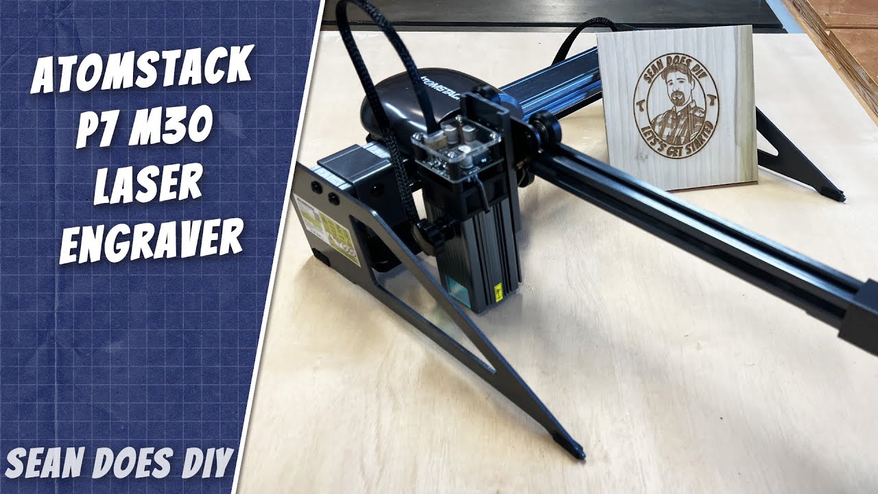 Trying out the Atomstack P7 M30 Portable Laser Engraver!!