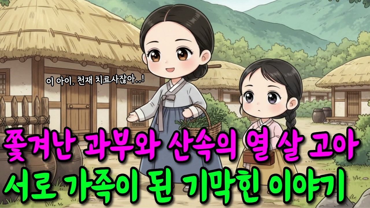 쫒겨난 과부와 산속 11살 고아가 가족이 된 기막힌 이야기| 야담 |민담 | 옛날이야기 | 오디오북 | 수면동화