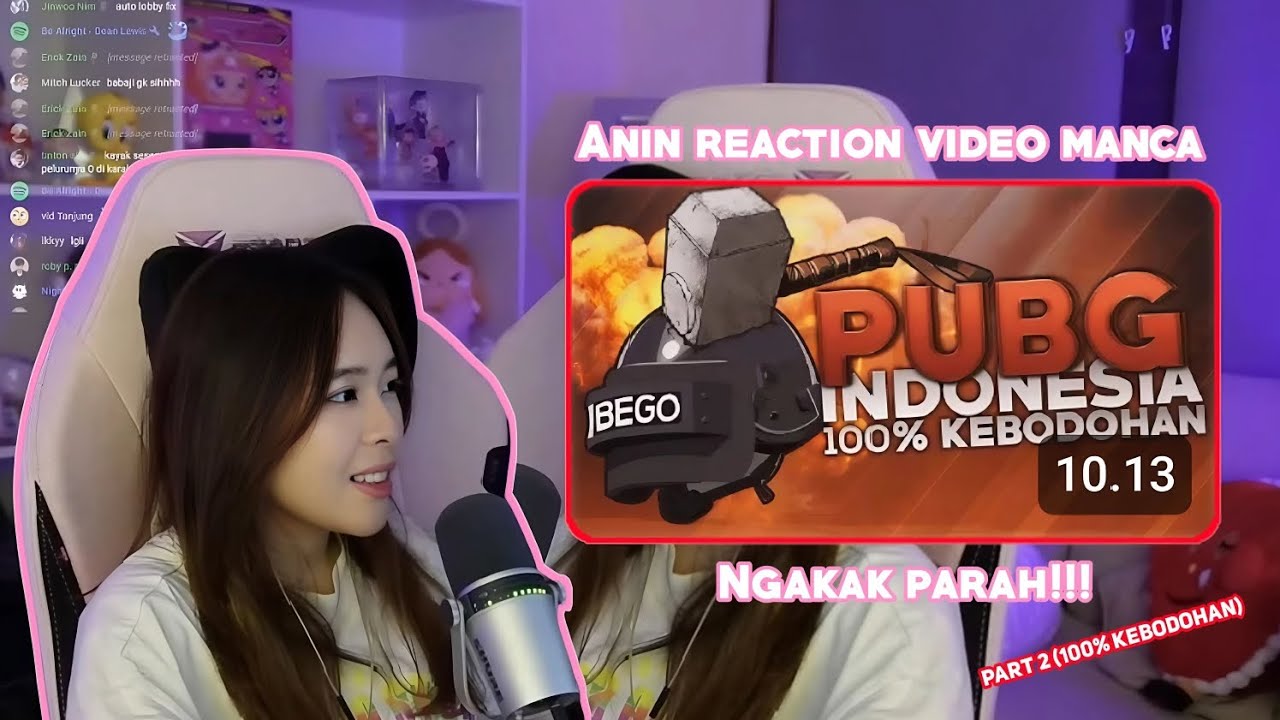 Anin reaction video manca lucu banget || 100% kebodohan