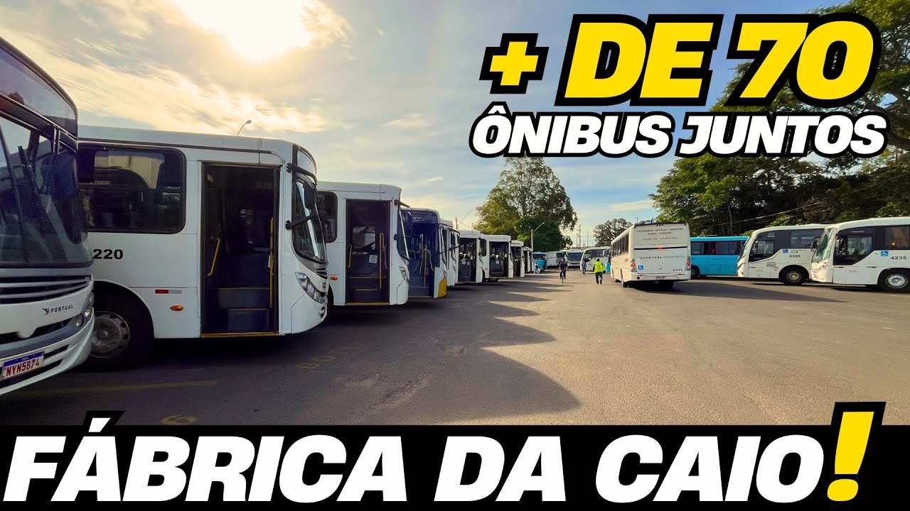 VOCÊ NUNCA VIU ISSO!! FILA GIGANTE DE ÔNIBUS NA MAIOR FÁBRICA DE ÔNIBUS URANO DO BRASIL!!