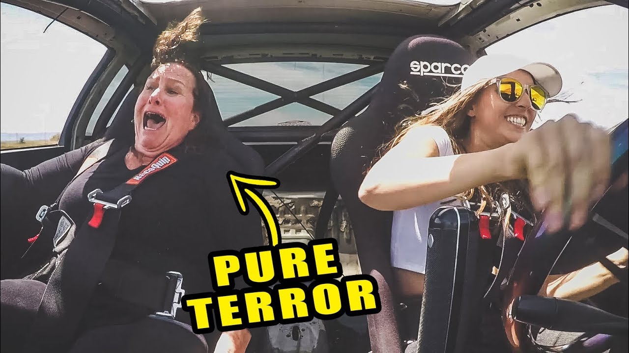 PRANKING MY MOM IN A DRIFT CAR! (She Freaked Out)