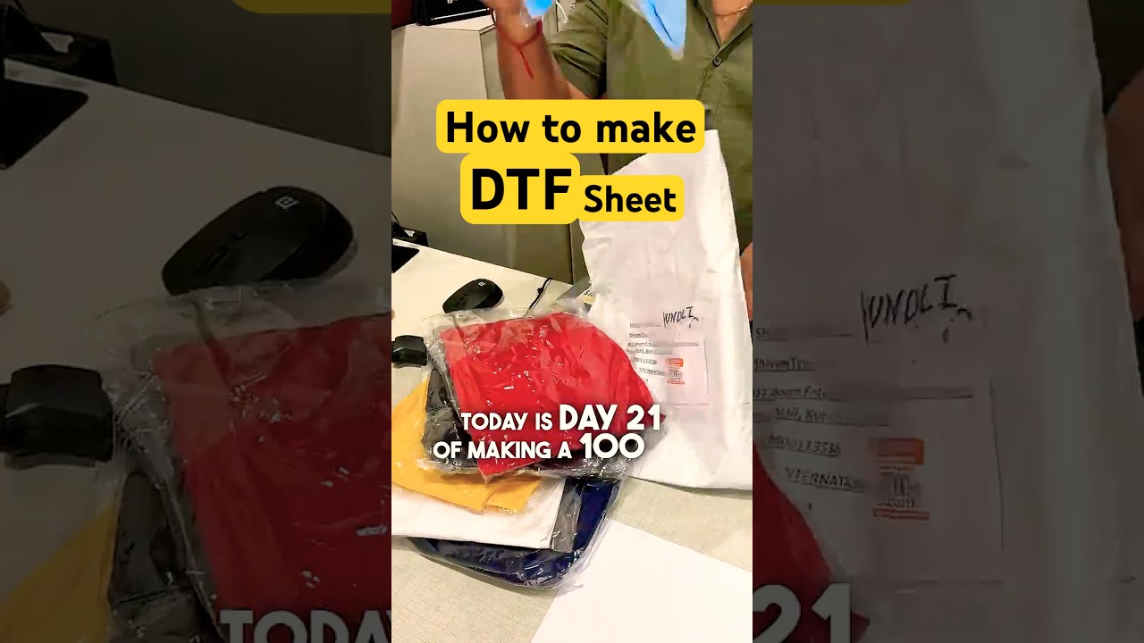 Easy Steps to Design DTF Sheet