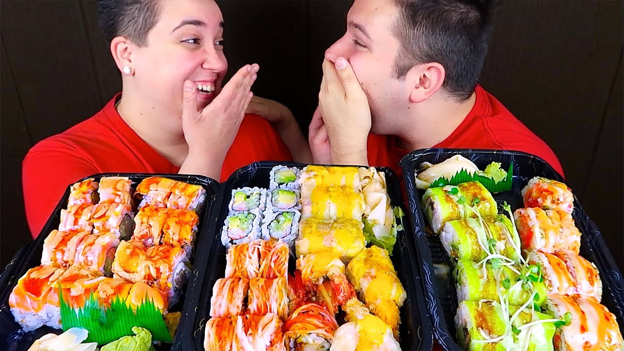 Sushi With My Ex-Girlfriend • MUKBANG