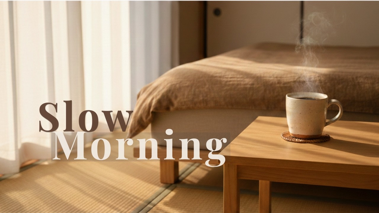 Slow Morning ☕ 静かな朝に流れるやさしいLo-fi｜作業・勉強・読書用BGM（1時間）