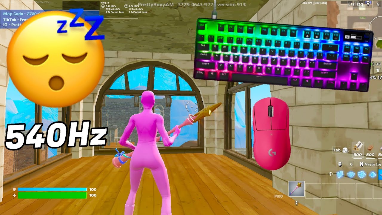 Apex Pro Tkl & 360fps ASMR Chill 🤩 Tilted ZoneWars🏆Keyboard ASMR Fortnite Gameplay