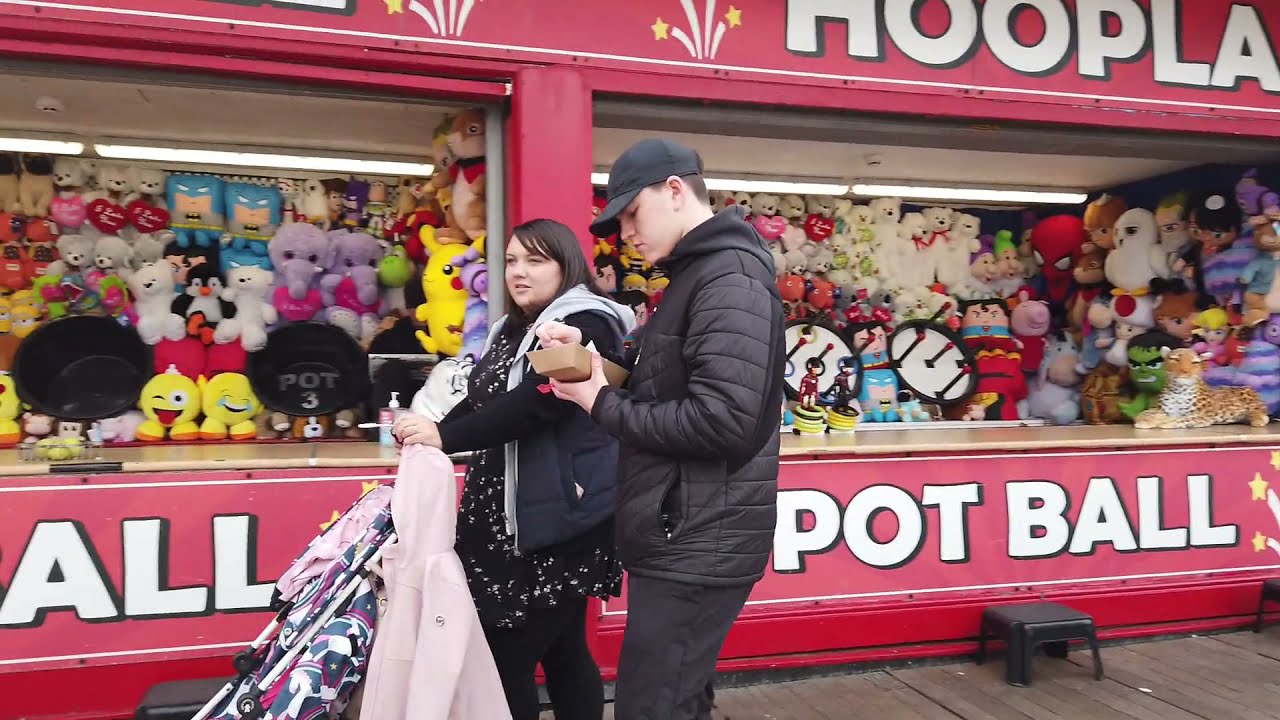 A  WALK TO CENTRAL PIER BLACKPOOL VIA  BONNY ST MARKET AND A CHEEKY  TOUR OF THE BAR ON THE PIER