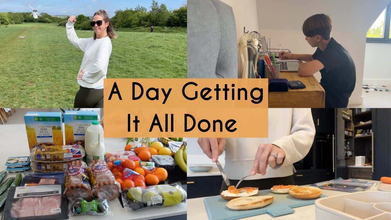 WEEKLY FOOD HAUL, WOMENS FOOTBALL & EXAM PREP | GET IT ALL DONE WITH US | Kerry Whelpdale