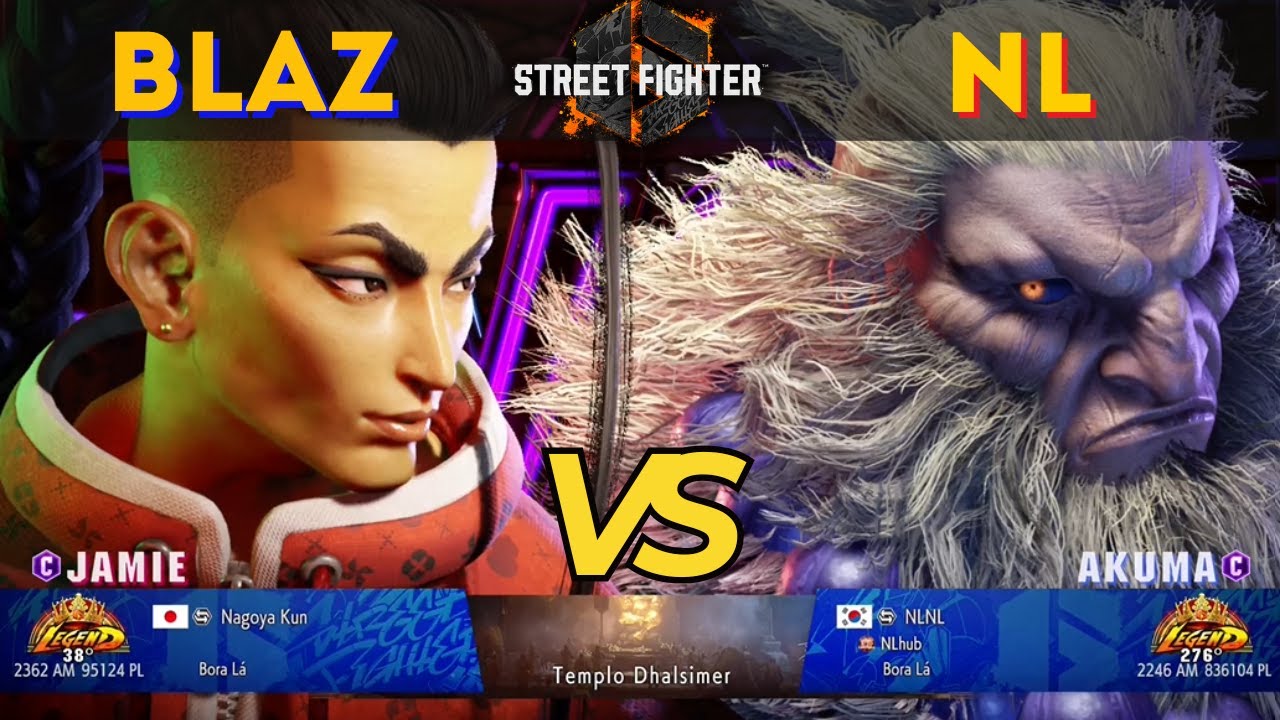 SF6 ▰ BLAZ (Jamie) vs NL (Akuma) 👊 Ranked Match - High Level Gameplay - 1/26