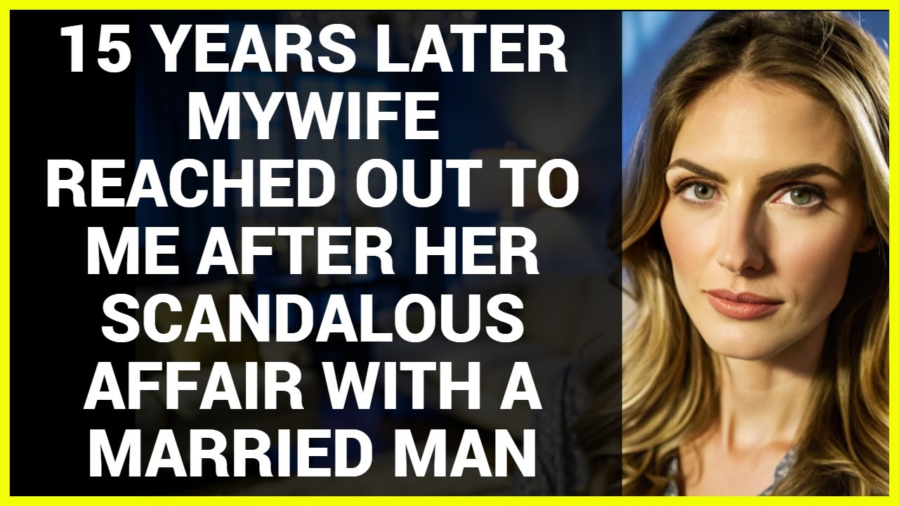 15 YEARS LATER MY WIFE REACHED OUT TO ME AFTER HER SCANDALOUS AFFAIR WITH A MARRIED MAN
