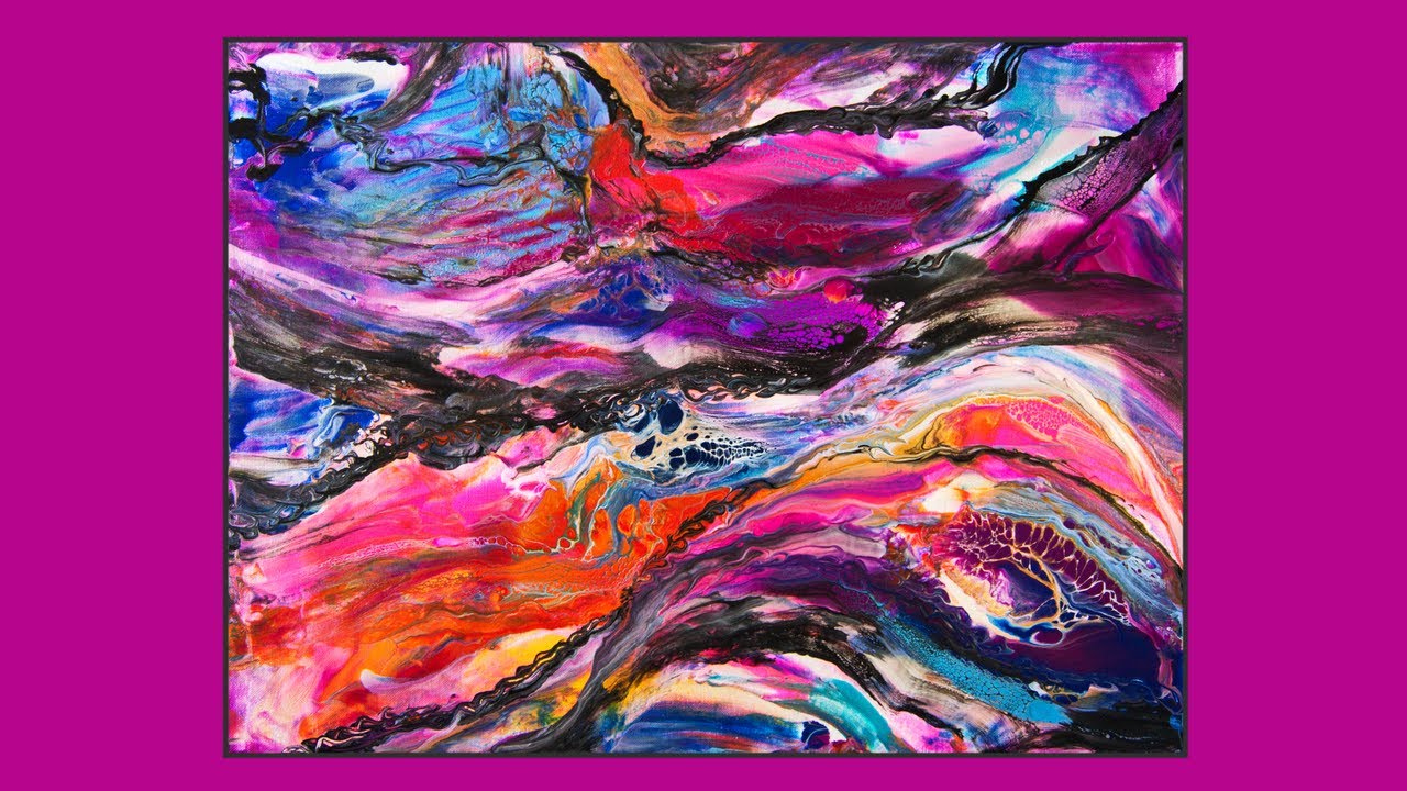 #10,206 Swipe Extravaganza For Fun Fluid Acrylics Painting 11.07.2025 Spontaneous art