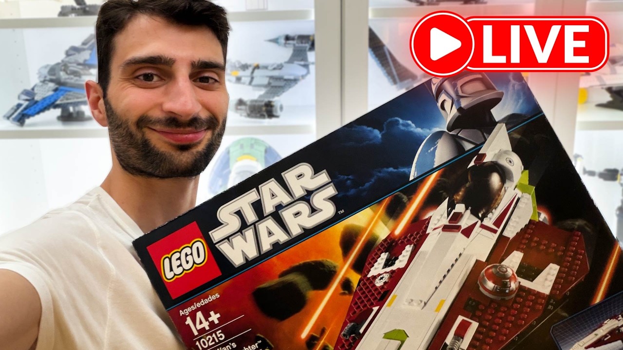 CONSTRUCTION du 10215 OBI WAN'S JEDI STARFIGHTER en LIVE !