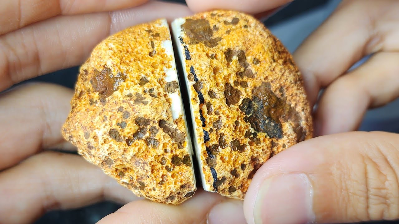 SERRANDO PEDRAS COLORIDAS VEJA OQUE TINHA DENTRO INCRÍVEL!!!!