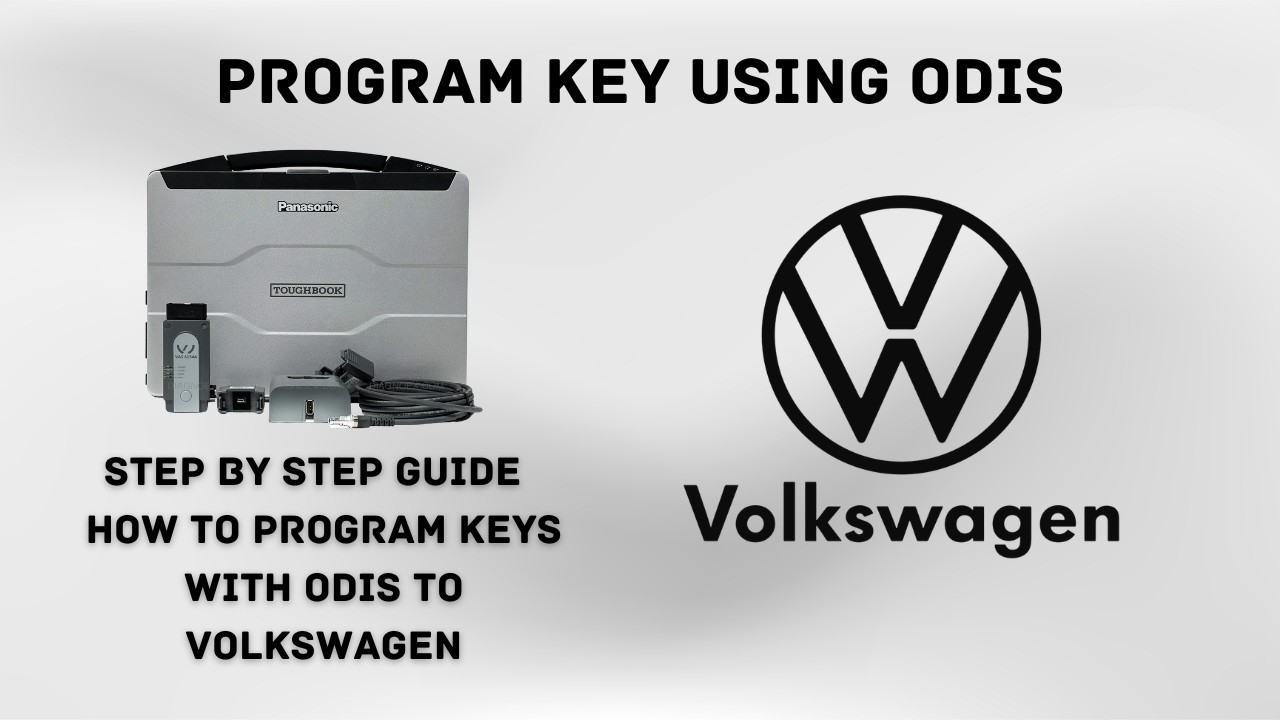 PROGRAM KEY USING ODIS - 2022 VOLKSWAGEN ID3 (Seat, Skoda, Volkswagen same procedure)