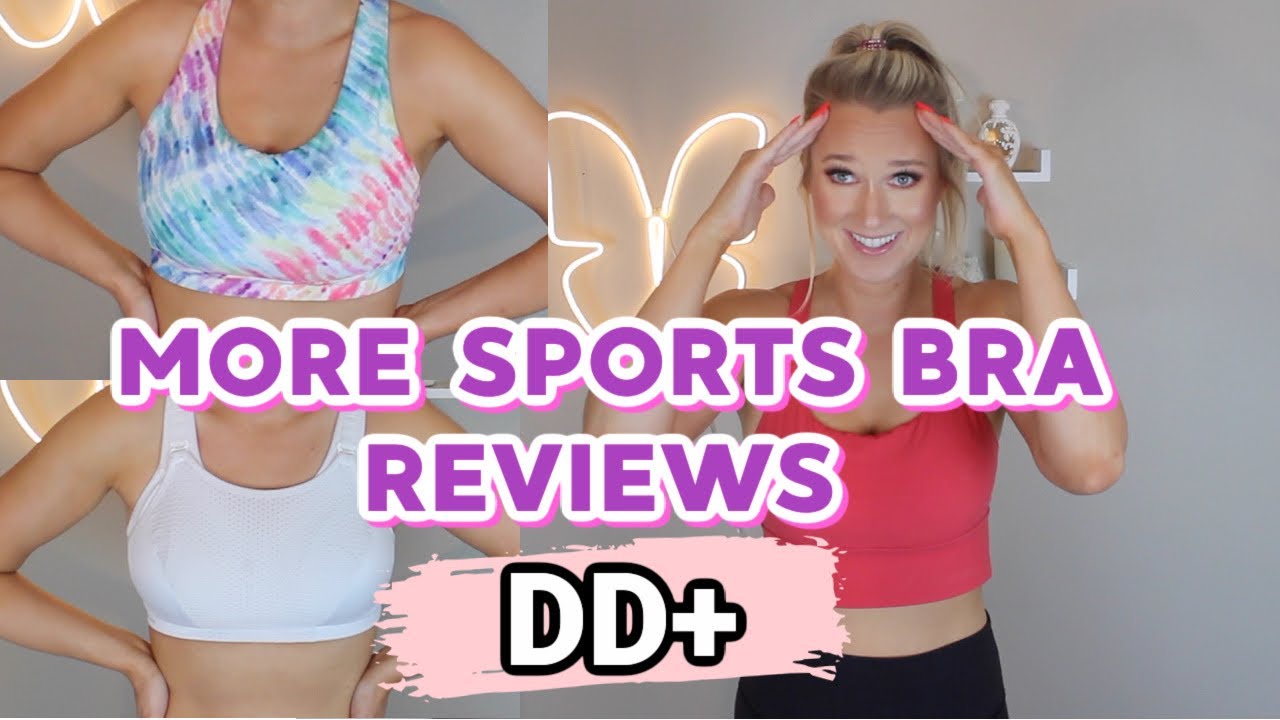 SPORTS BRAS NATURAL DD+ | Part 2 | Athleta & Glamorise Reviews | Some Favorites and Fails | 32B-48I