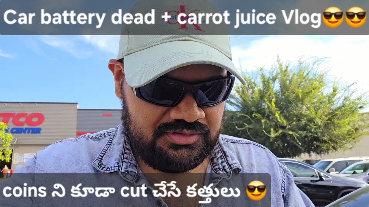 Car battery died + why I drink lot of carrot juice? shopping vlog, usa telugu vlogs, Daily Lifestyle