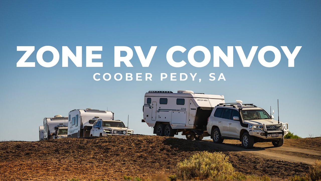 Zone RV Community Convoy: караванинг через Кубер-Педи, Южная Австралия