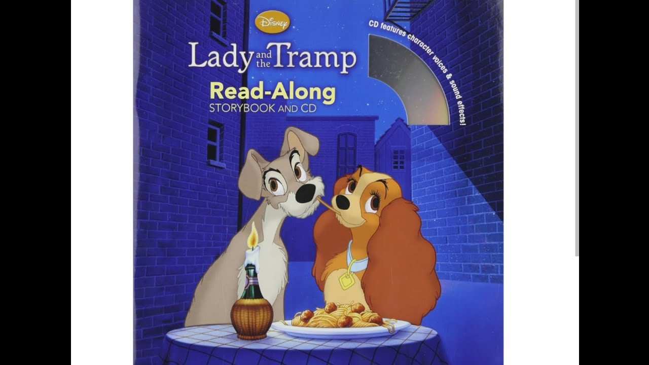 Lady And The Tramp Read Along Storybook & CD Narrated By Rick Zieff (Read Description)