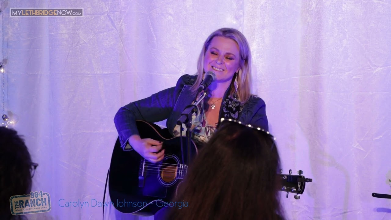 Carolyn Dawn Johnson sings Georgia at 98.1 The Ranch Breakfast with the Band.