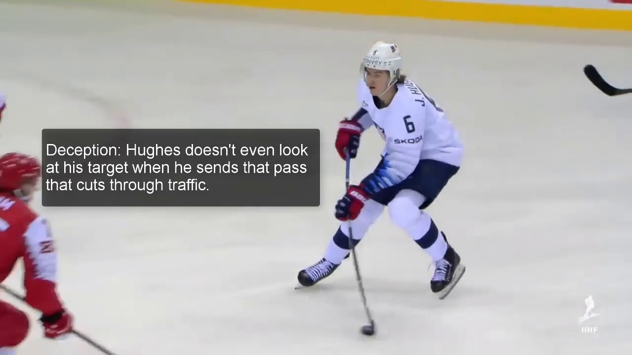 Jack Hughes 9 Cut Across No Look