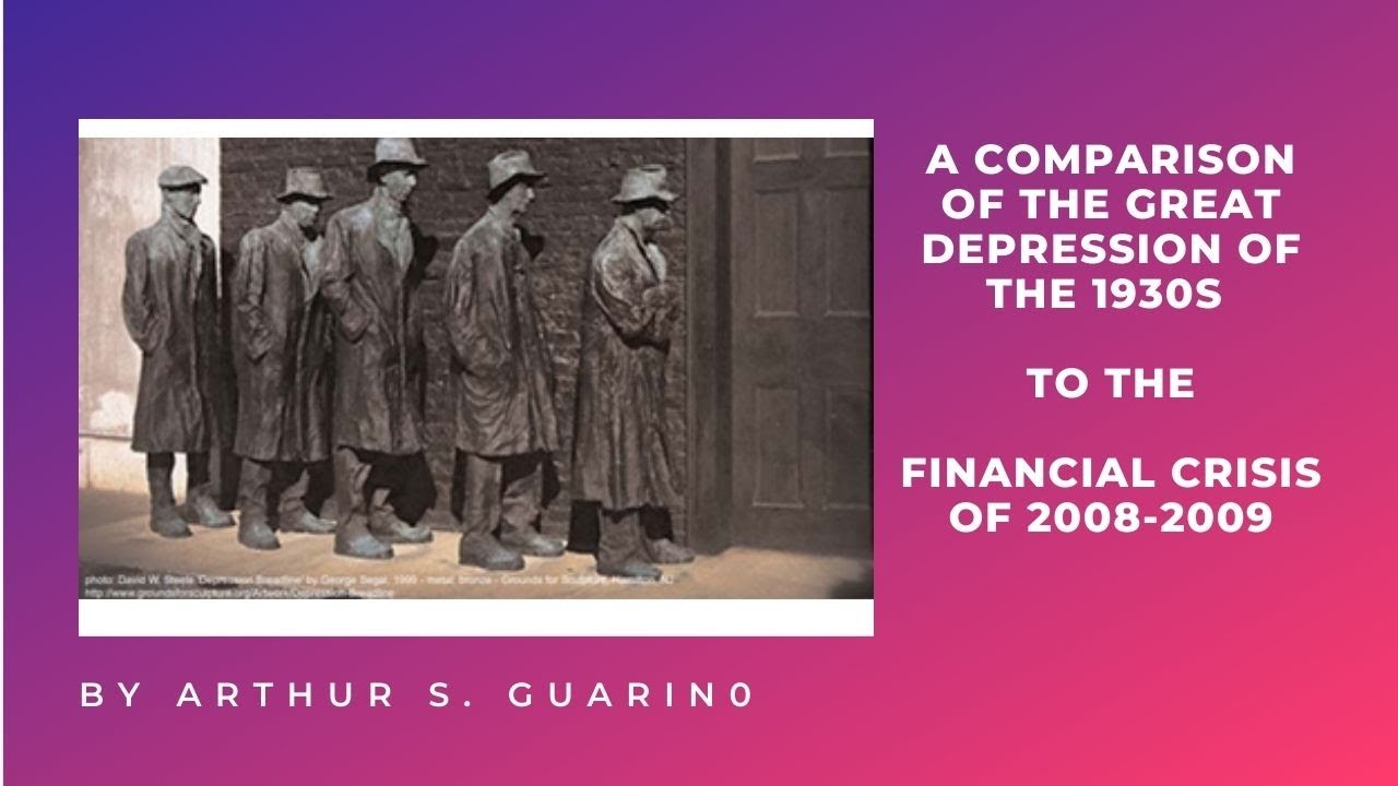 Lunchbox Learning  A Comparison of the Great Depression to the Financial Crisis of 2008 2009