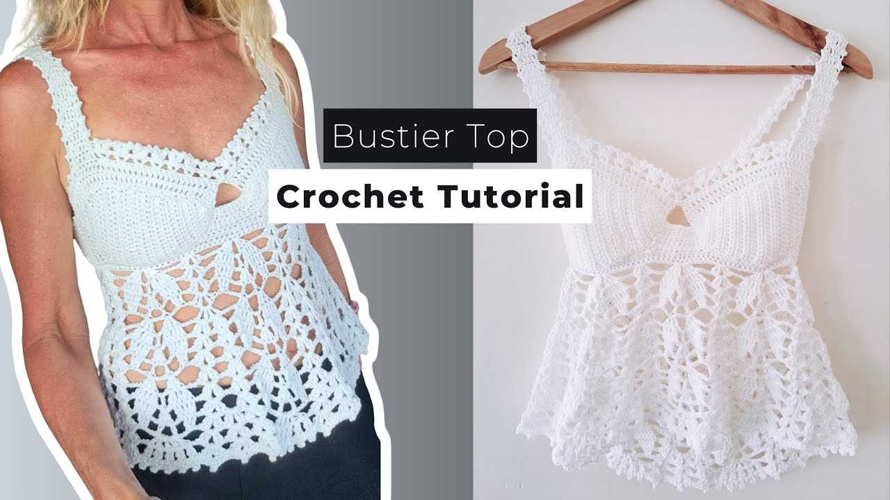 Aprenda a fazer TOP de CROCHE com linha charme para o ver&atilde;o