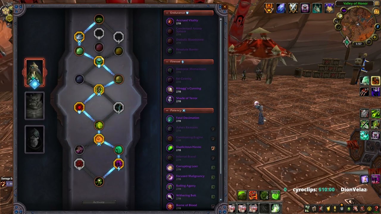 9.2 Destro Warlock Necrolord PvP Guide!