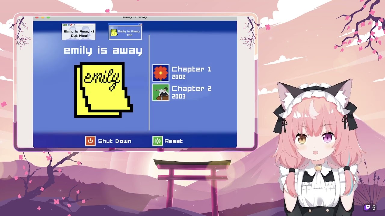 Playthrough: Emily Is Away & Vtuber - We just get friend-zoned :P