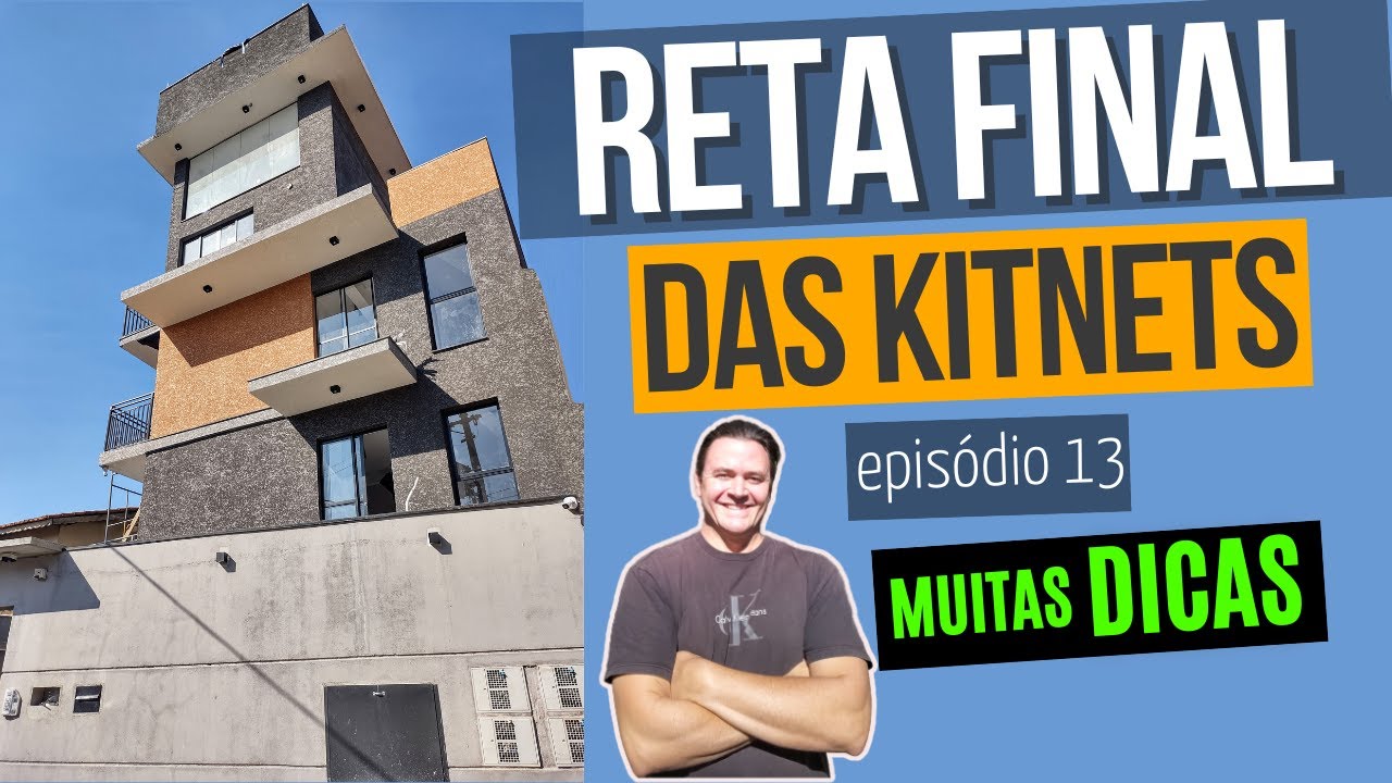 TOUR pelo prédio de KITNETS quase pronto!