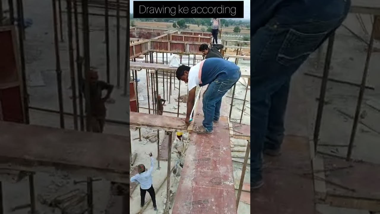 Check points of beam bottom shuttering | site visit🔥#shorts