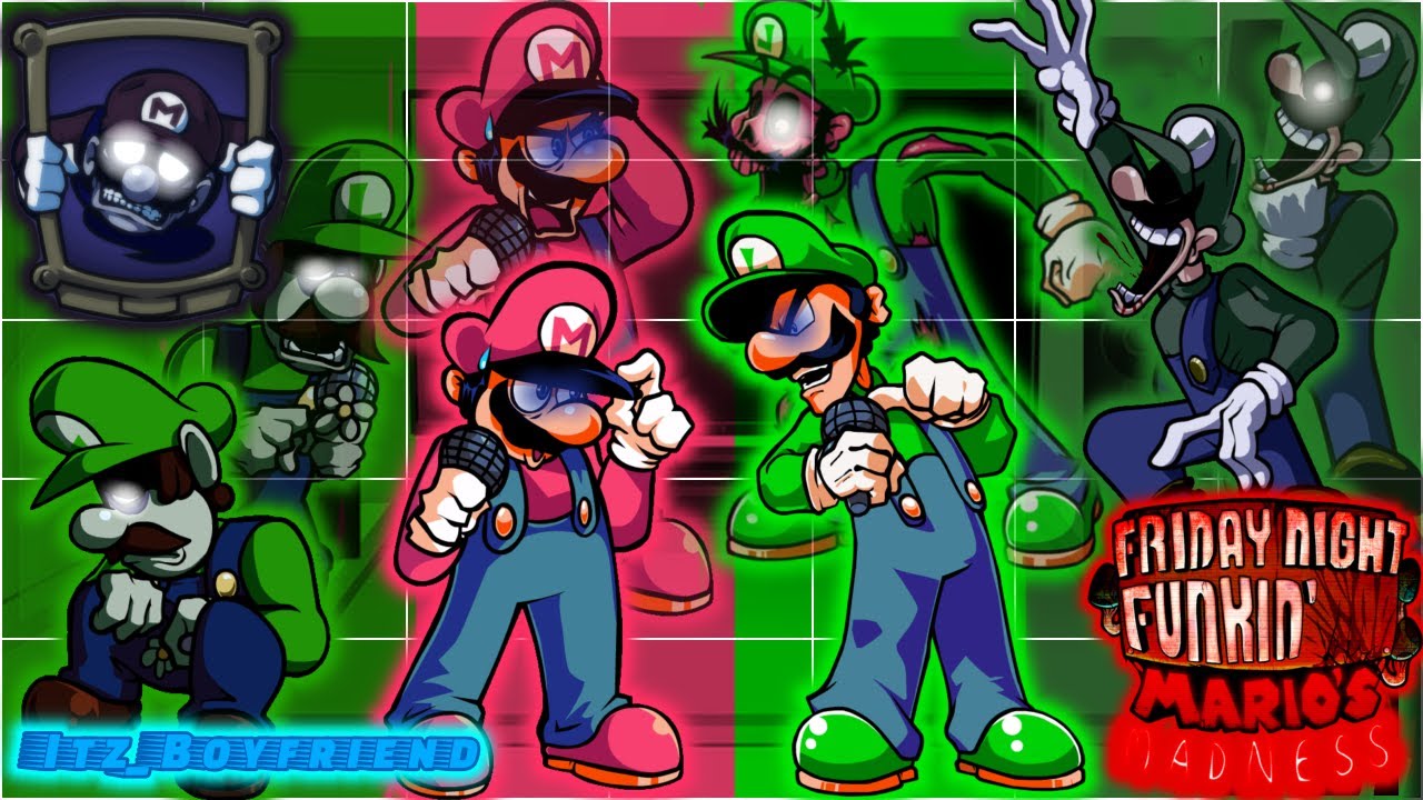 Super Mario Bros and Characters react to Mario Madness v2 Part 2 || || Itz_Boyfriend