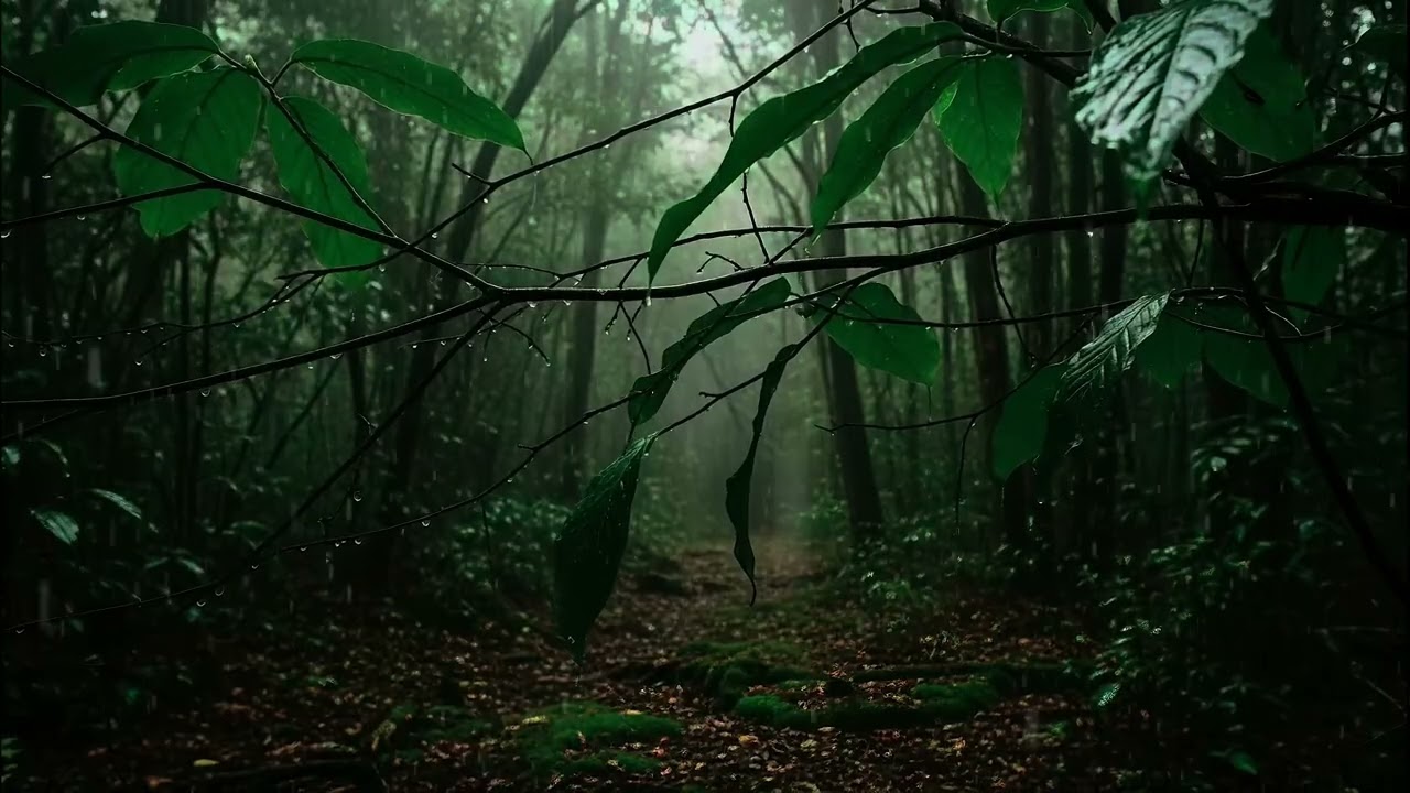 Heavy Rain Sounds | Meditation Music, Deep Sleep, Nature Ambience, Relaxation