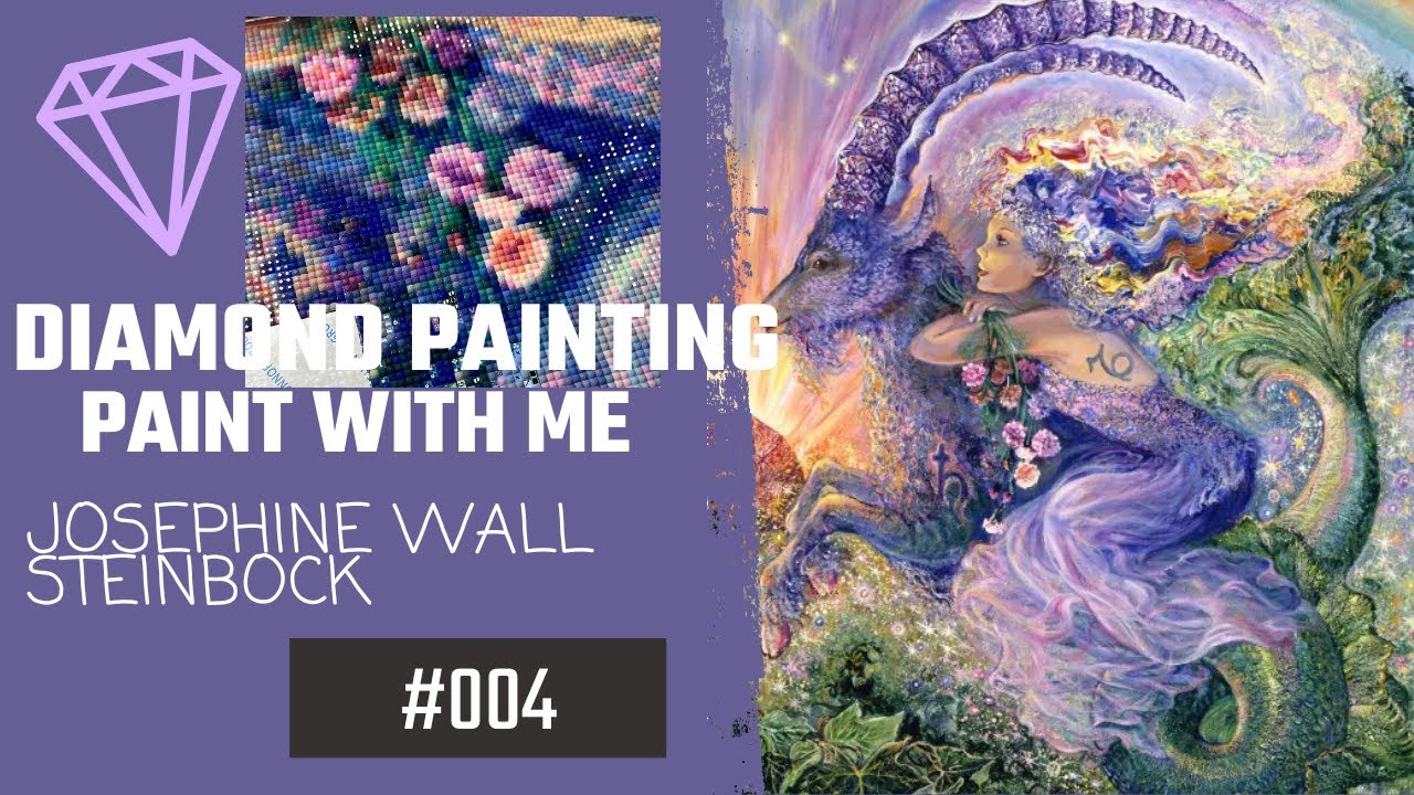 Diamond Painting💎Paint with me Josephine Wall | Wip & Chat | #004 Hälfte des Bildes ist geschafft!
