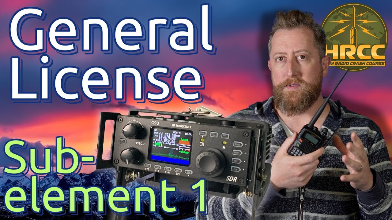 Comission's Rules! Ham Radio General License Prep Sub-Element 1 (Valid until June 30, 2027)