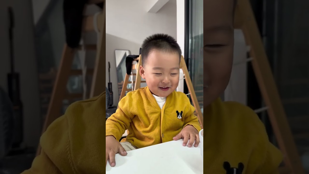 爸爸已經哭暈在廁所&hellip;&hellip;#【魚丸.】#萌娃搞笑日常 #人類幼崽 #萌娃日常#可愛到爆炸#shorts