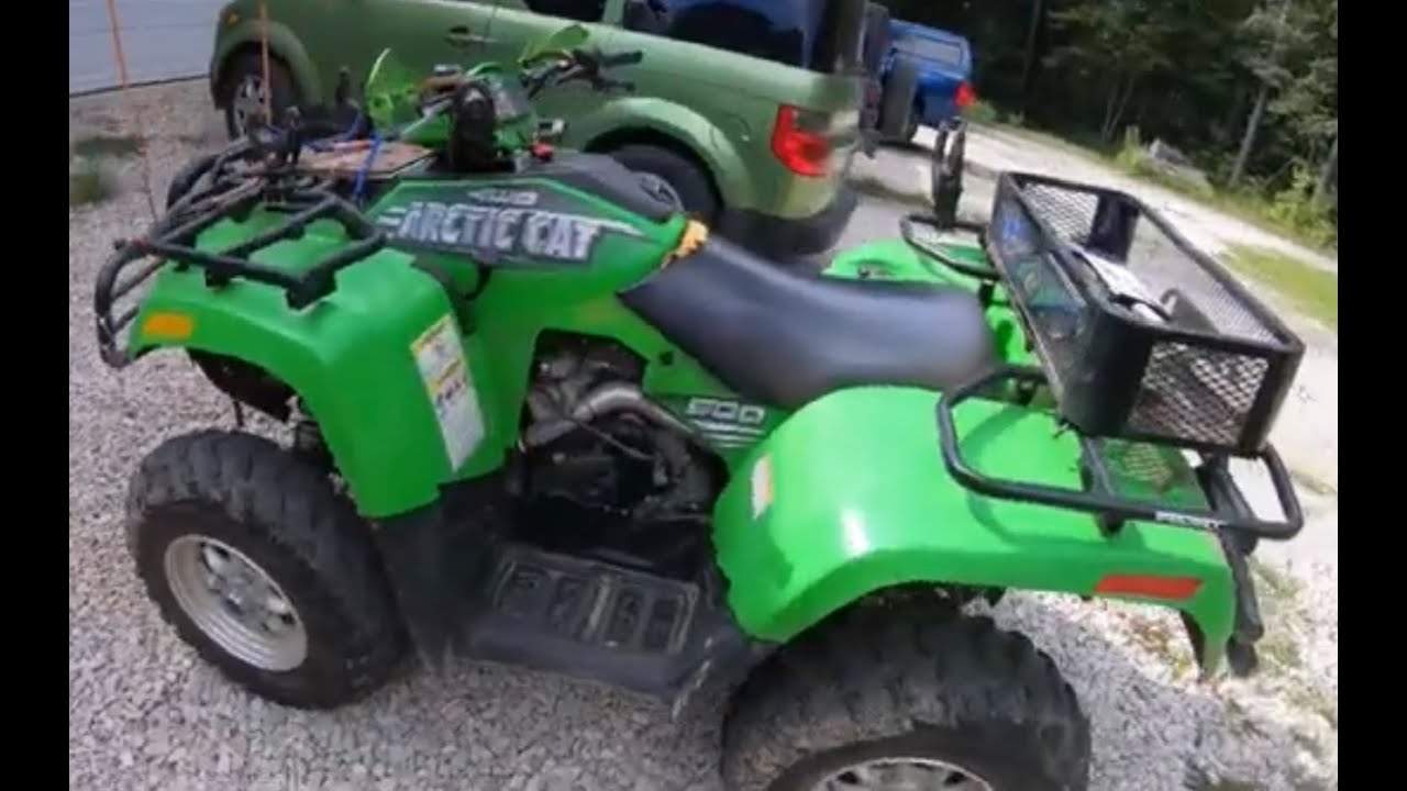 Замена масла в квадроцикле Arctic Cat