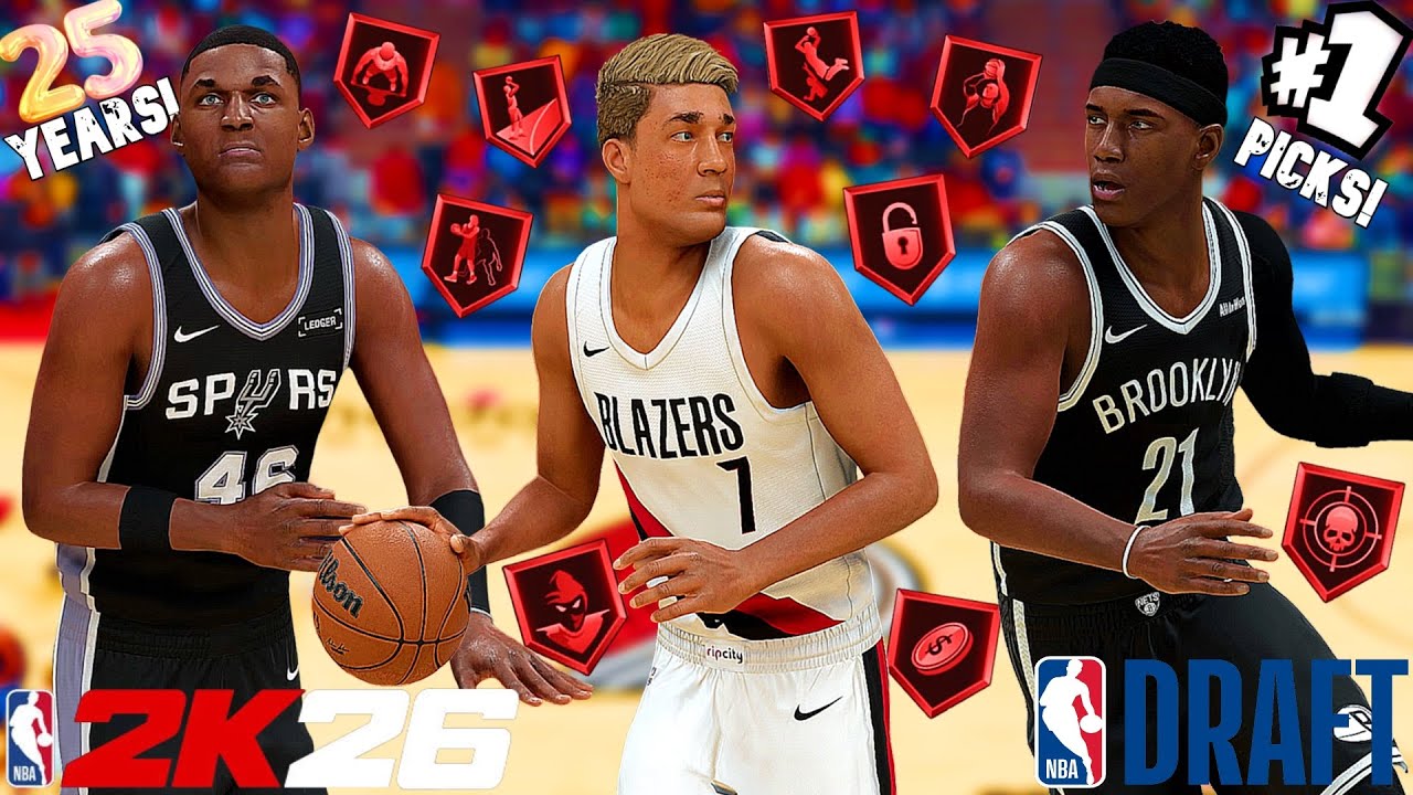 I Followed the Careers of Ten NUMBER ONE OVERALL Draft Picks in NBA 2k26!