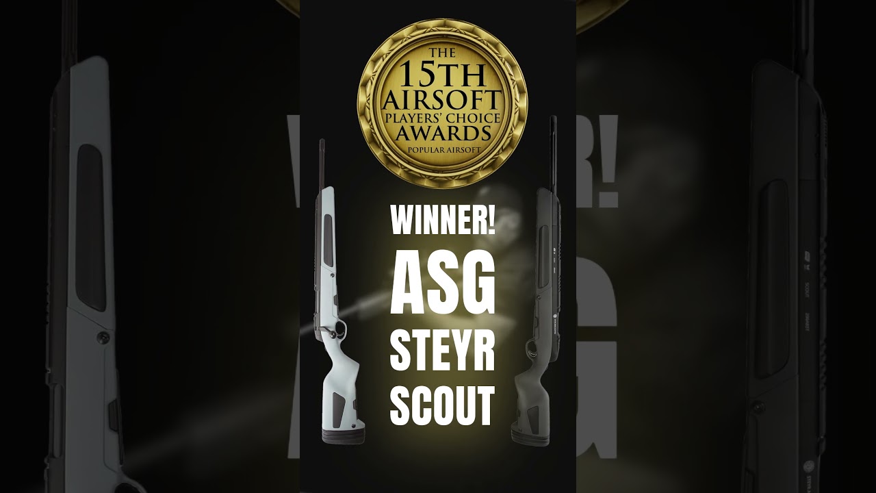 ASG Steyr Scout takes Best Airsoft Sniper Rifle at the 15th Airsoft Players Choice Awards