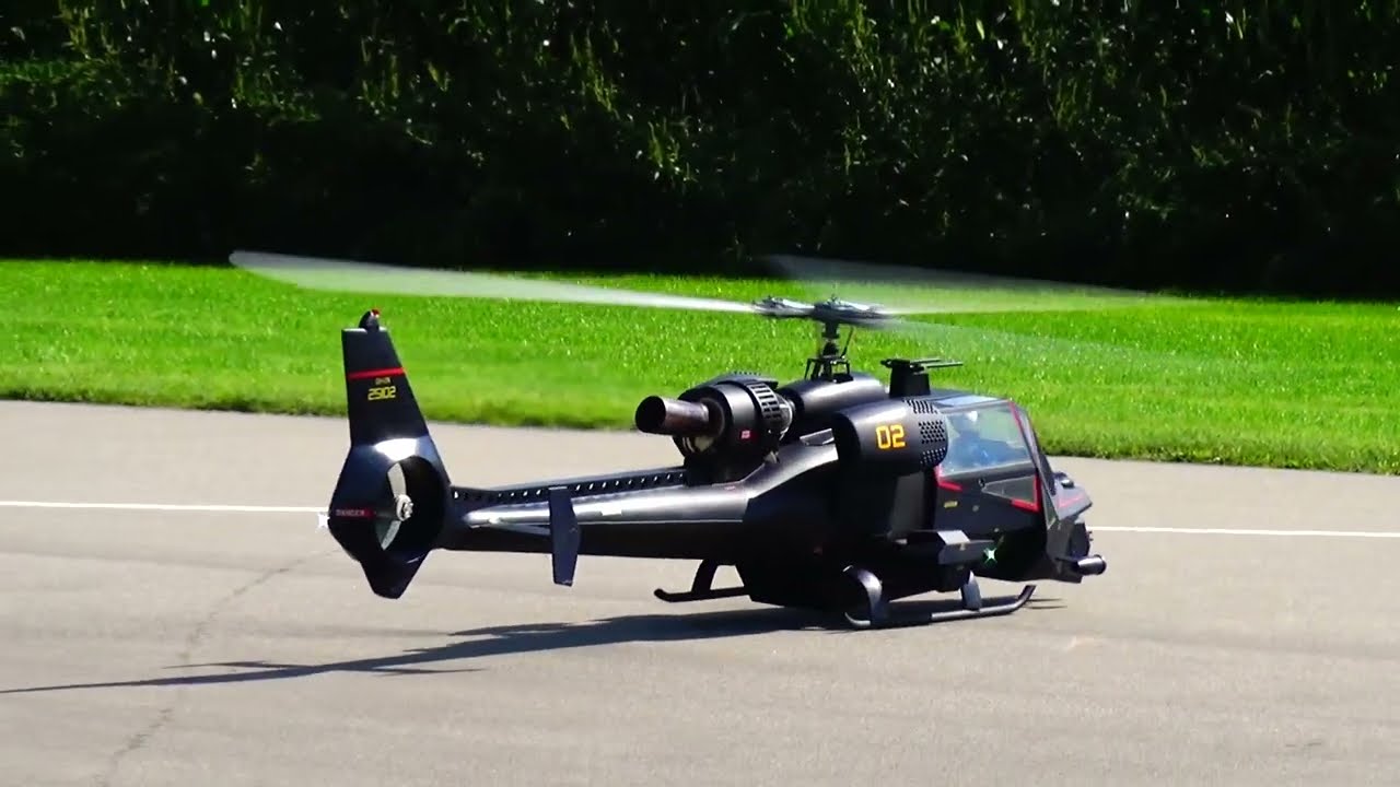 RC Blue Thunder Turbine Scale Model Helicopter by Wolfgang.M