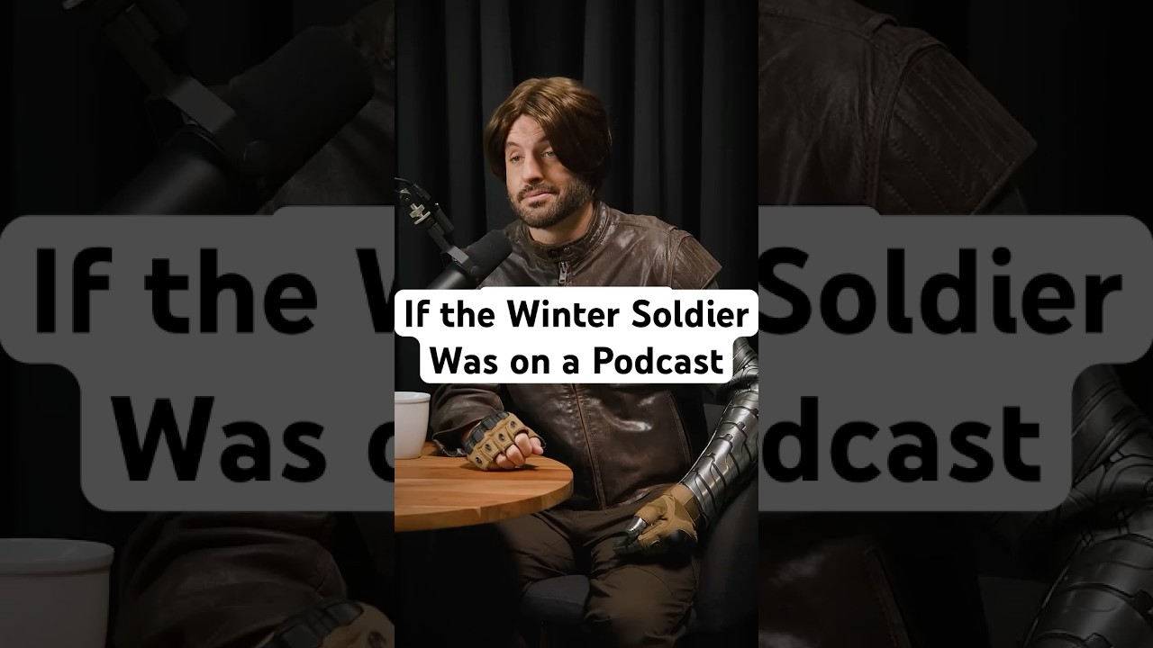 If the Winter Soldier was on a podcast 🎤#newavengers #thunderbolts #buckybarnes #wintersoldier #mcu