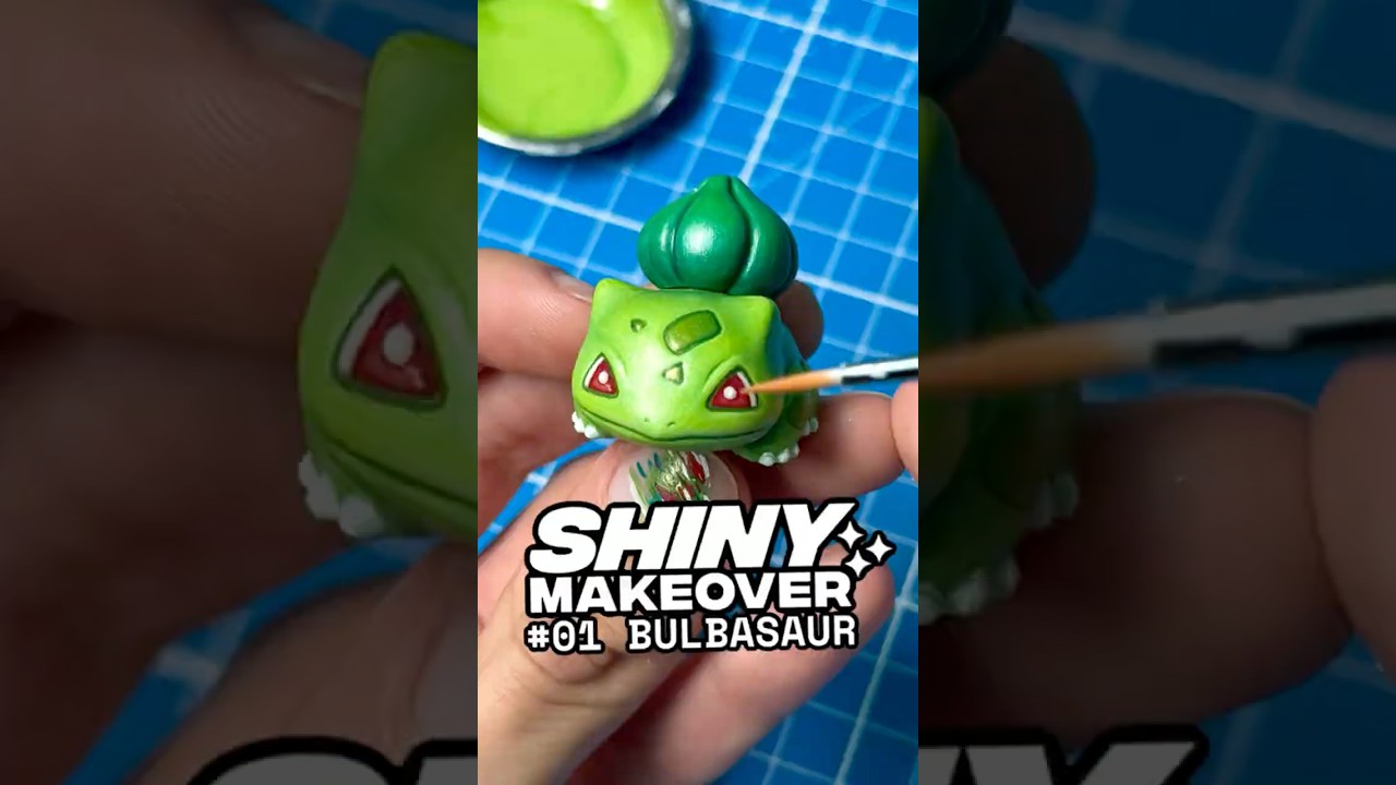 Vintage Bulbasaur Toy Receives the ✨SHINY✨ Makeover Treatment 🌱
