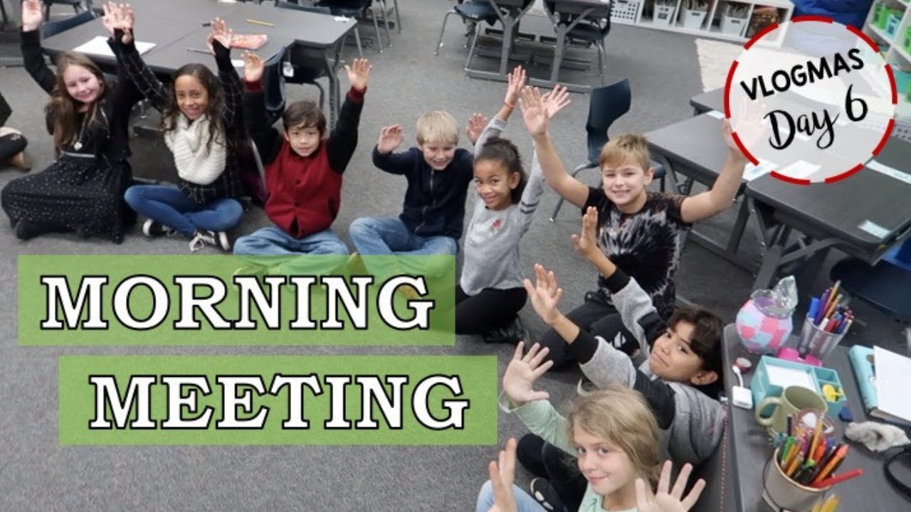 LIVE MORNING MEETING! - VLOGMAS DAY 6 | Early Edventures