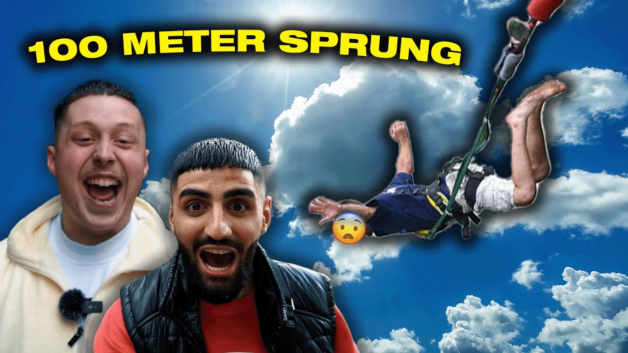 100 Meter BUNGEE JUMPING Sprung | Spiel 12 | TEIL 1 von 2 | Jordan VS Semih
