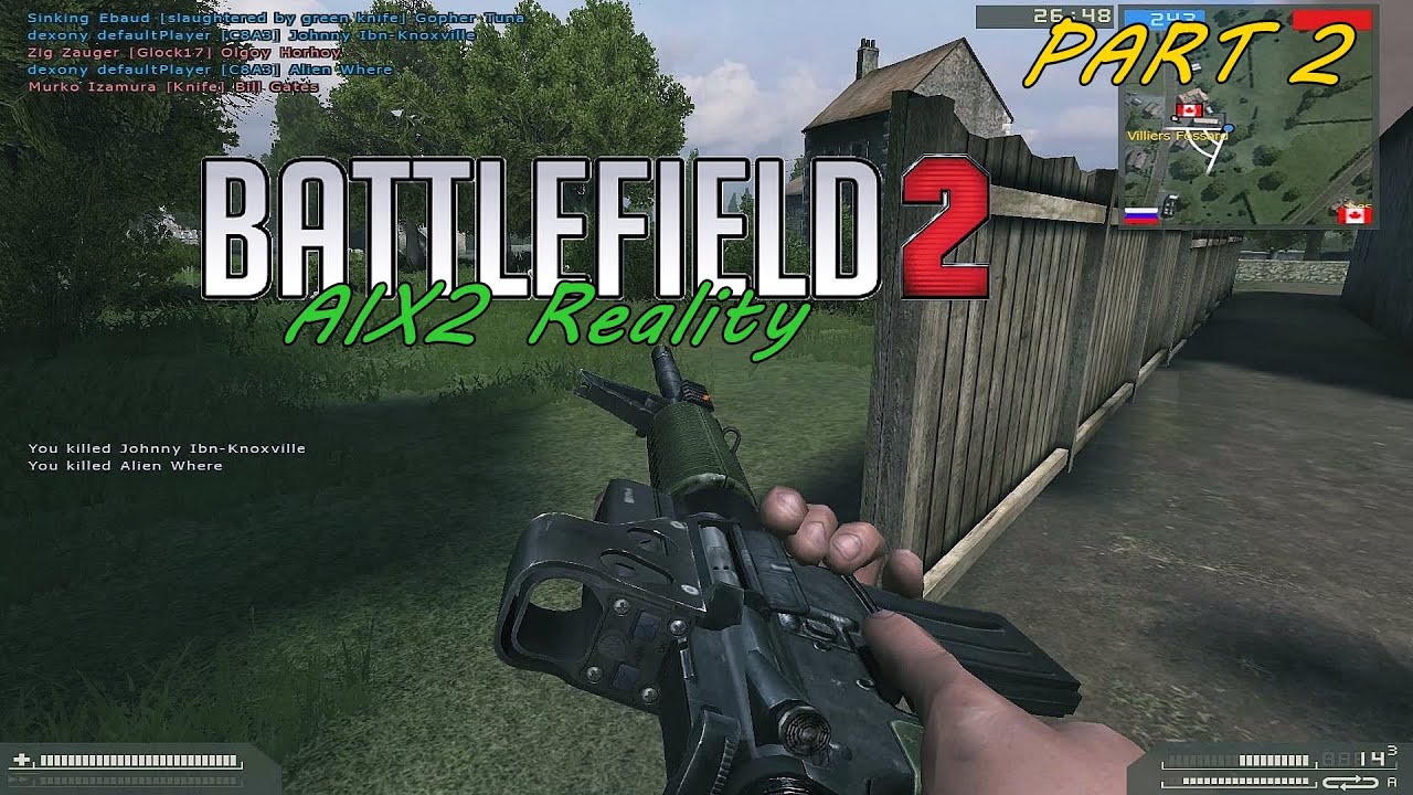 ➤Battlefield 2 Mod - AIX2 Reality :Gameplay PC #2
