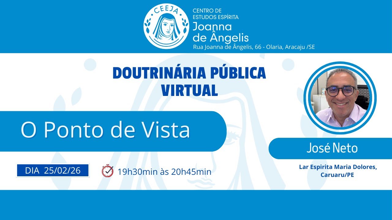 Palestra Pública Virtual: O Ponto de Vista