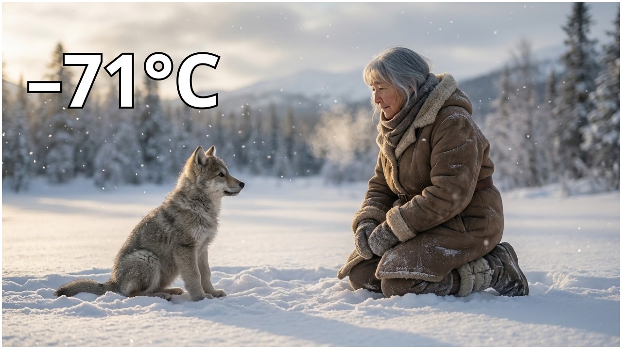 Siberian Woman Finds Dying Wolf Cub at -71°C. Their Journey Will Break Your Heart❄️🐺