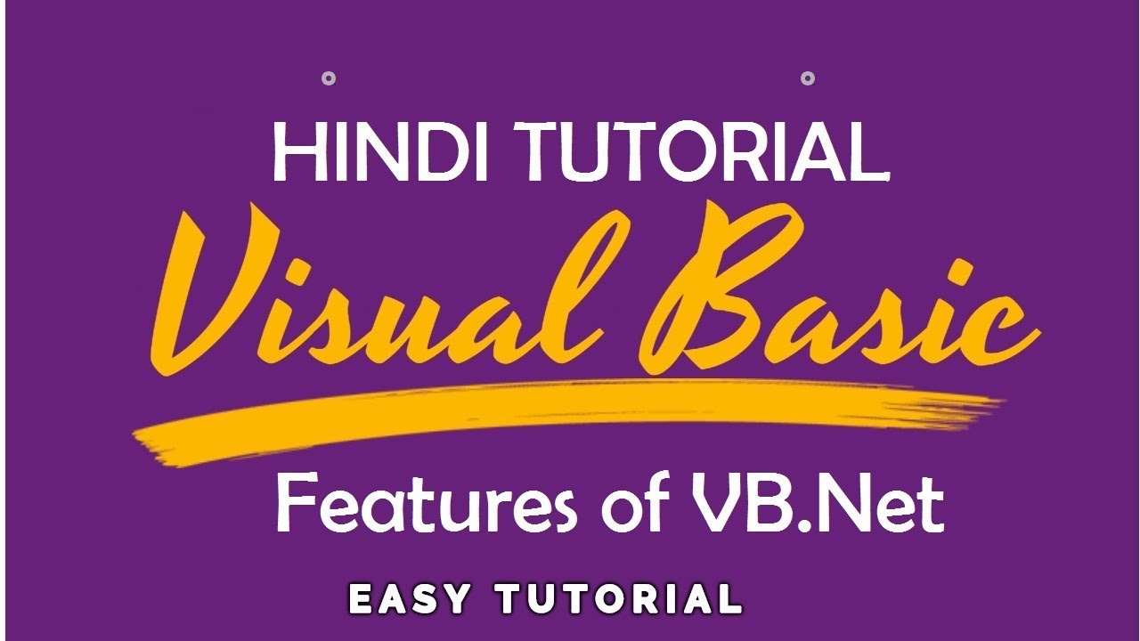 Features of VB.Net In Hindi (Easy Tutorial) Part - 2