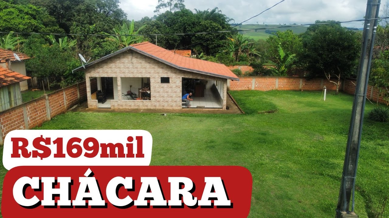 CHÁCARA PLANA ***VENDIDA***ESPAÇOSA COM CASA BOA EM TOMAZINA-PR R$169mil