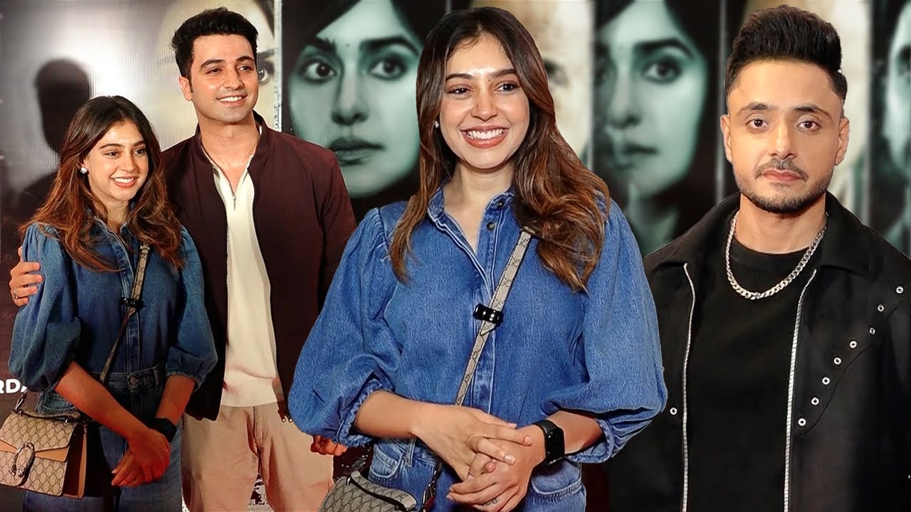 Niti Taylor,Adnan Khan Arrive At Tumko Meri Kasam Movie Screening